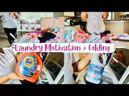 Laundry Motivation | Laundry + Folding Routines