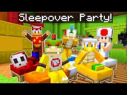 Bowser Jr's SLEEPOVER Party! 🛏️💤 Minecraft Nintendo Fun House [48]