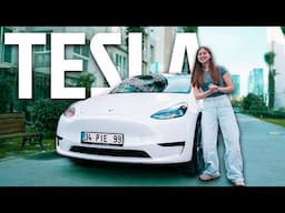 YENİ ARABAM TESLA MODEL Y SR!!!