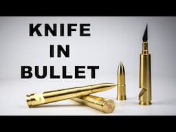 Bullet 50 BMG And Secret Cutter Knife