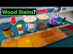 Alternative Wood Stains You Might Find at Home (DIY Experiment)