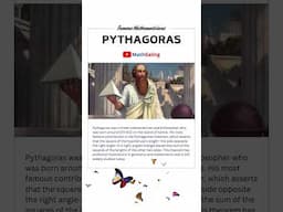 Pythagoras 🔍 Ang Sikreto sa Likod ng Pythagorean Theorem! ✨ #pythagoras  #MathGaling #MathTutorial