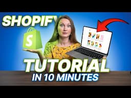 How to Build a Shopify Store in 18 min, 04 sec - MAKE MONEY 2025 Tutorial (for Print on Demand)