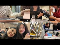 uni vlog | classes, learning how to vaccinate (final year pharmacy student)