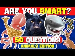 How Much Do You Know About Animals? Part II 🦁🐸🐮 | Random Quizzes