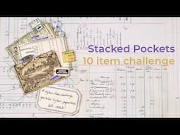 Stacked Pockets | 10 item challenge | #bybaritemchallenge @bybar_paperlover8605