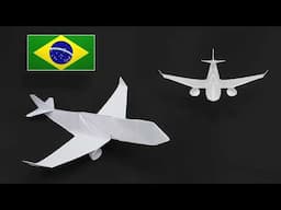 Origami: Avião de Papel Realista - Instruções em Português BR