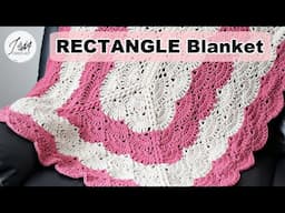 💓GORGEOUS! How to Crochet a Rectangle Blanket - Flora Blossom Rectangle Blanket- #crochetpattern