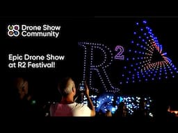 Epic Drone Show at R2 Festival! 🚀