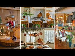 Rustic Elegance: Winter Kitchen Decorating Ideas with Country Charm