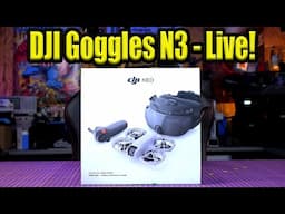 DJI FPV Goggles N3 Neo Kit Live Unboxing & First Thoughts!