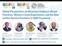 GRN, ISSUP Botswana & ISSUP India: Global Perspectives on Recovery