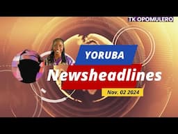 Lookout and watch regular weekly News headlines in Yoruba subtitled in English.