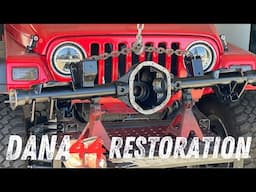 Dana 44 Rear Axle Restoration Ep:1- Removal, Disassemble and Painting For My Jeep Wrangler Tj