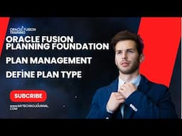 How to Define Plan in oracle fusion planning |Plan management | Oracle Cloud ERP