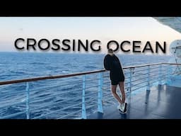 crossing Atlantic Ocean on the Cruise Ship