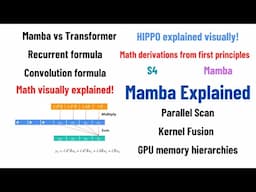 Mamba and S4 Explained: Architecture, Parallel Scan, Kernel Fusion, Recurrent, Convolution, Math