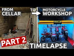 [PART 2] Transforming a cellar into a workshop - New upgrades Timelapse