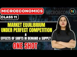 Market Equilibrium - Shift in Demand & Supply | ONE SHOT | Microeconomics | Class 11 | TR Jain