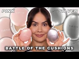 WHAT'S THE DIFFERENCE?? TIRTIR PINK VS SILVER CUSHION FOUNDATION REVIEW | Maryam Maquillage