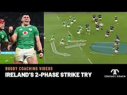 Rugby: Ireland's 2-Phase Strike Try Versus France