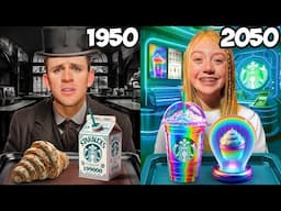 My daughter eats 100 years of Starbucks!!!