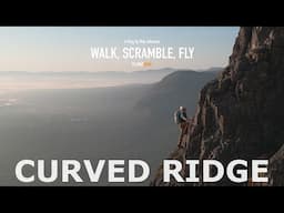 Curved Ridge, Buachaille Etive Mòr - Scramble up and fly down.