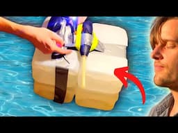 I made a boat with an electric screwdriver & tape