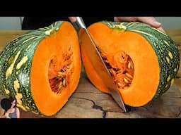 It’s so delicious! In the autumn you should eat more pumpkin! New way to cook pumpkin