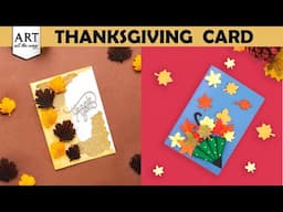 DIY Thanksgiving Cards | Handmade Cards | Thanksgiving Craft | DIY Autumn Crafts | @VENTUNOART