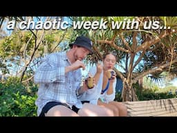 Spend a chaotic week with us (sunrise swims, new hair reveal, flying to Sydney, first Rodeo)