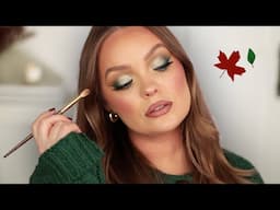 HOW TO GREEN FALL MAKEUP TUTORIAL - Hacks, Tips & Tricks for Beginners!