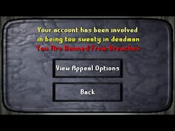 I WAS TOO SWEATY SO JAGEX NERFED ME