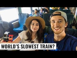 Taking The "SLOW TRAIN" In Myanmar (9 MPH!?)