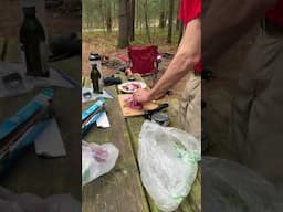 Hobo dinner in a National Forest￼!￼