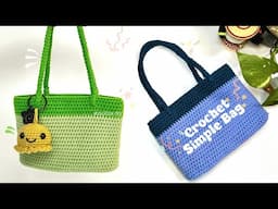 Easy Crochet Mini Bag Tutorial For Beginner | How To Crochet Purse Tutorial | Molina DIY