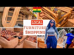 Let’s go CANE Furniture Shopping in Accra, Ghana w/ me