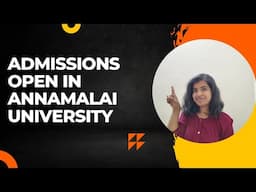 Admissions open in Annamalai University for 2023-2024 / PharmD /Bpharm/ Dpharm Admissions open