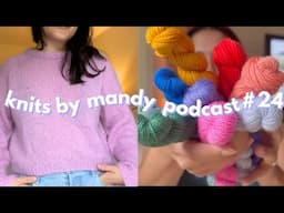 my finished lento sweater and summer projects | knits by mandy podcast #24