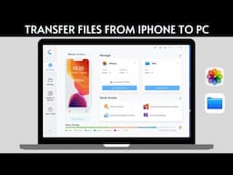 How to Transfer ANY File Between iPhone and Windows PC | No Data Loss or Internet is Required