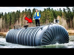 This Man Transforms an Ordinary Water Tank into an Incredible Boat!