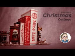 [Book Ends] Christmas Cottage Bookends | DIY Miniature Dollhouse Crafts | Created by Cutebee