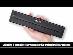 Elite Thermodrucker im Test | Der beste Drucker für Tattoo-Schablonen ?