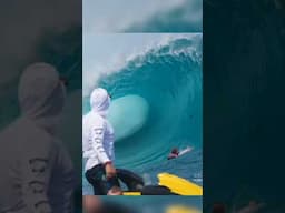 Paddling Into XXL Teahupo'o