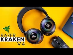 Razer Kraken V4 Wireless Gaming Headset Review & Microphone Test