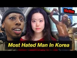 American Streamer Plays Diddy Songs In Korea & Pour Baby Oil On SA Victim Statue