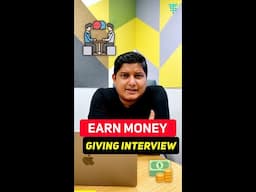 Earn money 💰 by giving interview! How? | #Shorts