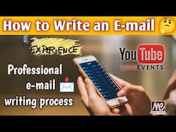 How to write a Professional email | write an email in english | email writing formal |email drafting