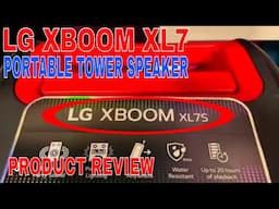 ✅  LG XBOOM XL7 Portable Tower Speaker 🔴