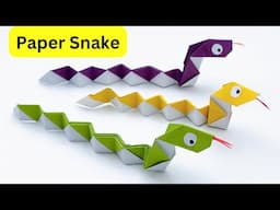 How To Make Easy Paper SNAKE For Kids / Nursery Craft Ideas / Paper Craft Easy / KIDS crafts